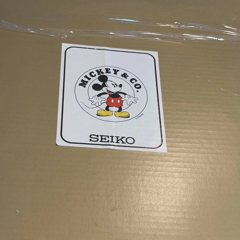 Seiko Disney Mickey Mouse Quartz Vintage Motion Clock Japan 1980's Brand New
